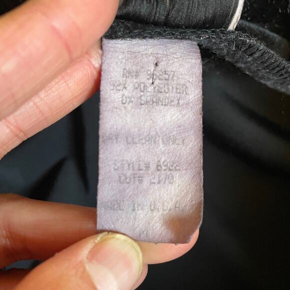 Vintage 90s Y2K Girly Girl Faux Fur Velour Cardigan Sweater Small Black Velvet - Picture 5 of 10